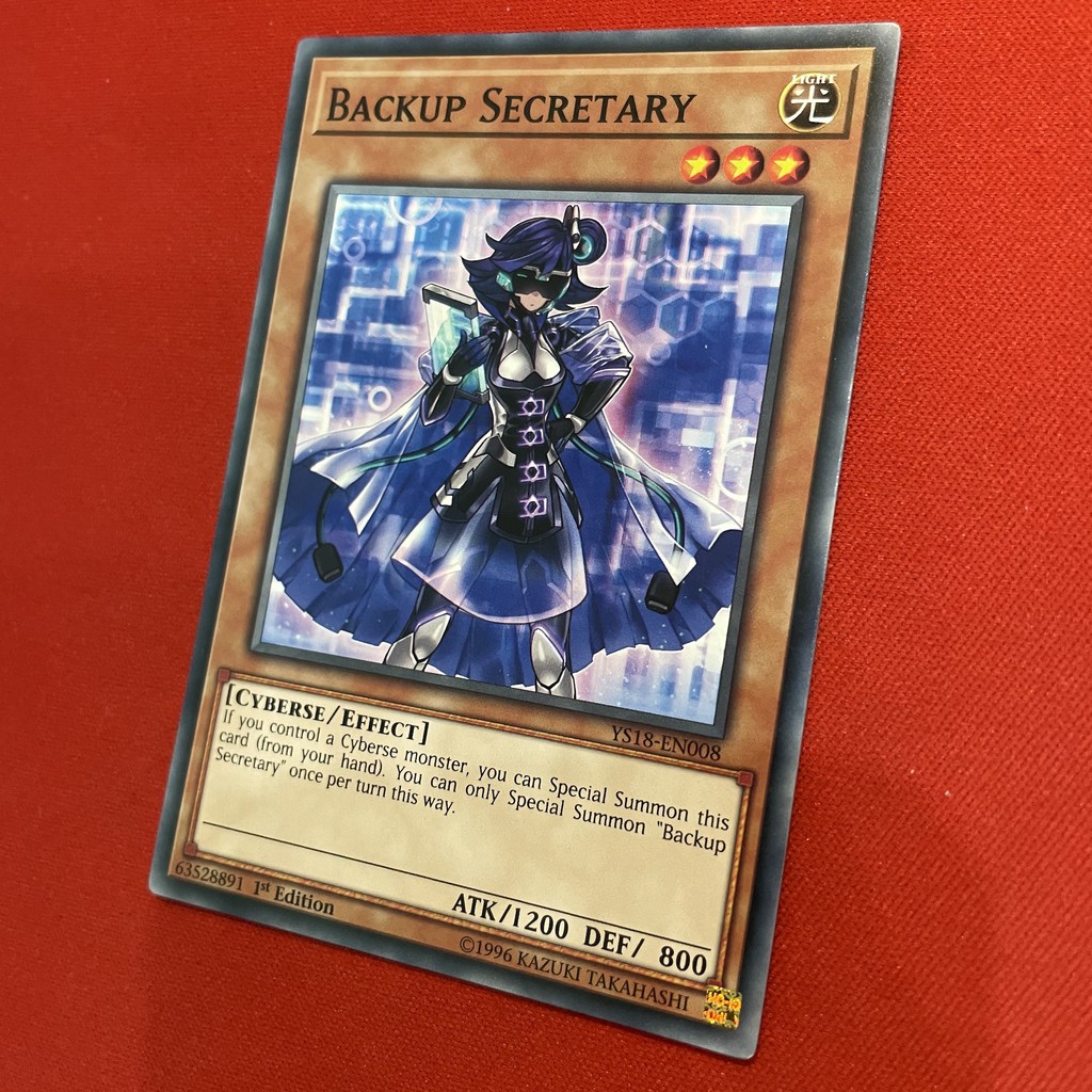 [EN-JP][Thẻ Bài Yugioh Chính Hãng] Backup Secretary