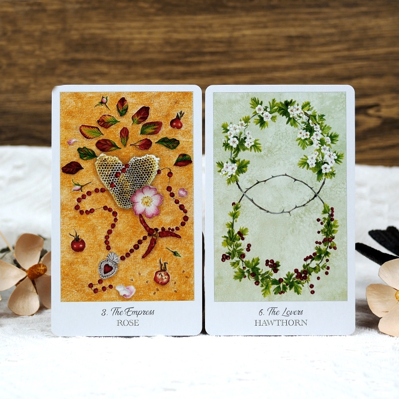 The Herbcrafters Tarot Card Game Bộ Thẻ Bài Tarot Gồm 78 Lá Chất Lượng Cao