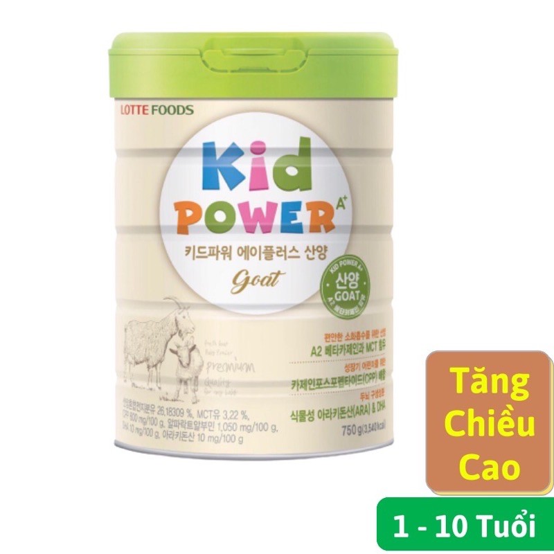 Sữa kidpower dê 750g date mới