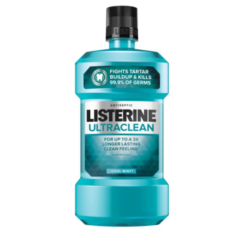 Nước súc miệng Listerine Ultraclean 1.5 lít nhập Mỹ