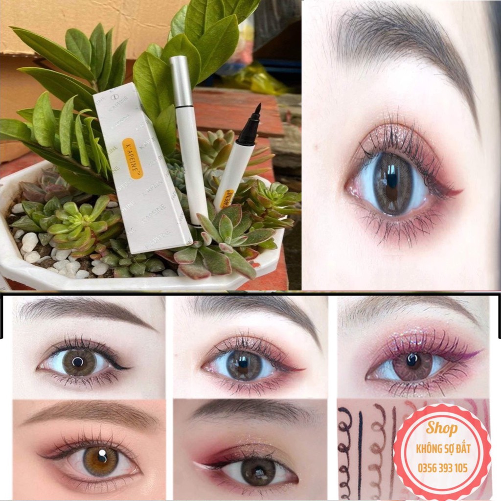 Bút kẻ mắt k’apeine màu đen kháng nước lâu trôi