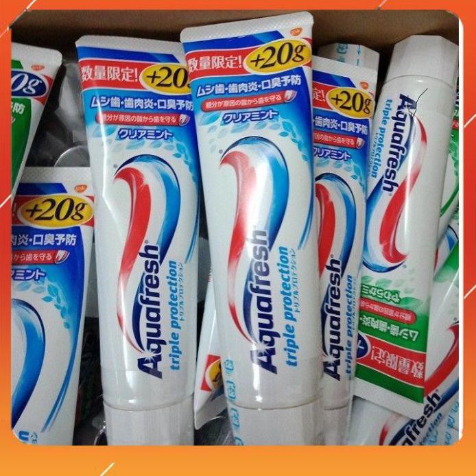 Kem đánh răng Aquafresh Nhật [FREE SHIP_AUTH]180g phiên bản nhiều gam nhất