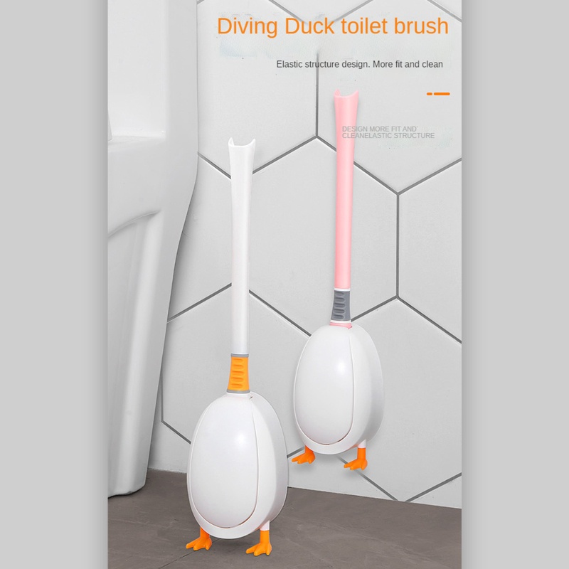 Bàn Chải Vệ Sinh Toilet Bằng Silicone Tiện Dụng