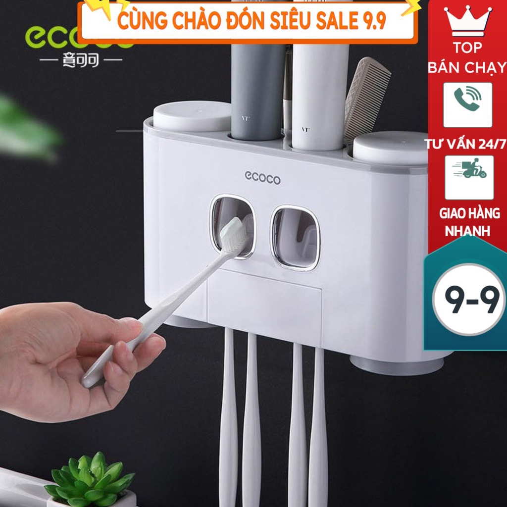 KỆ ĐA NĂNG ĐỂ ĐỒ PHÒNG TẮM 4 CỐC ECOCO E1802