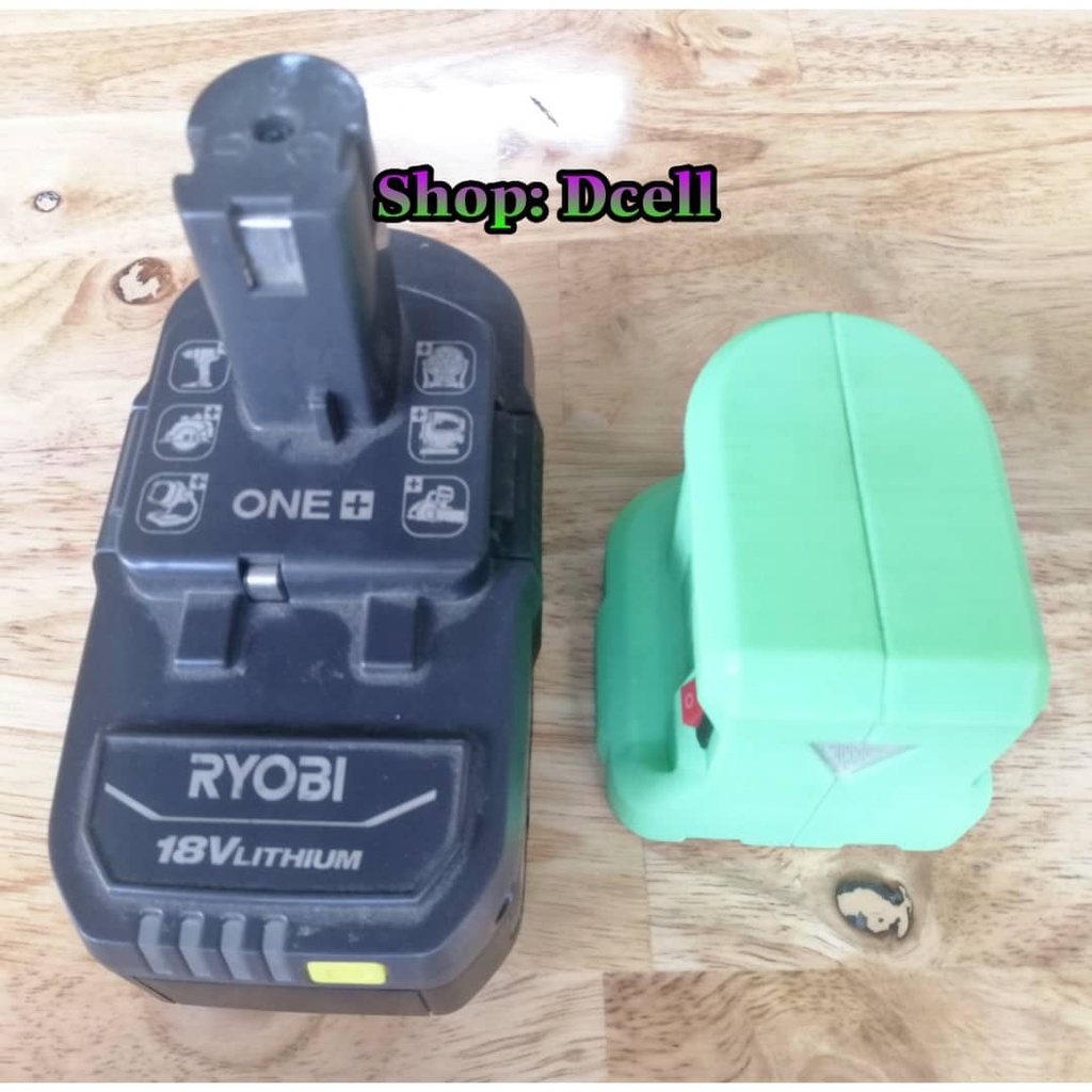 Sạc Dự Phòng Dùng Pin Ryobi 18v In 3D Siêu Bền - Sạc Dự Phòng Pin Ryobi