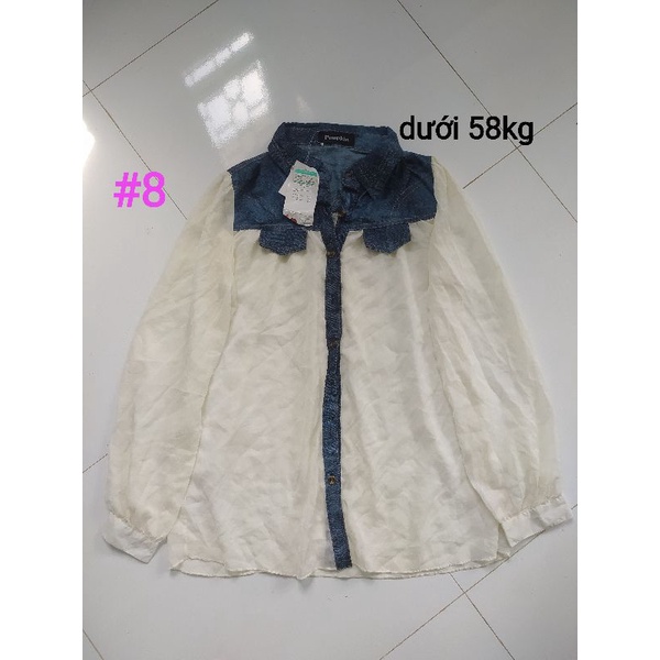 Áo voan si Nhật nhiều mẫu