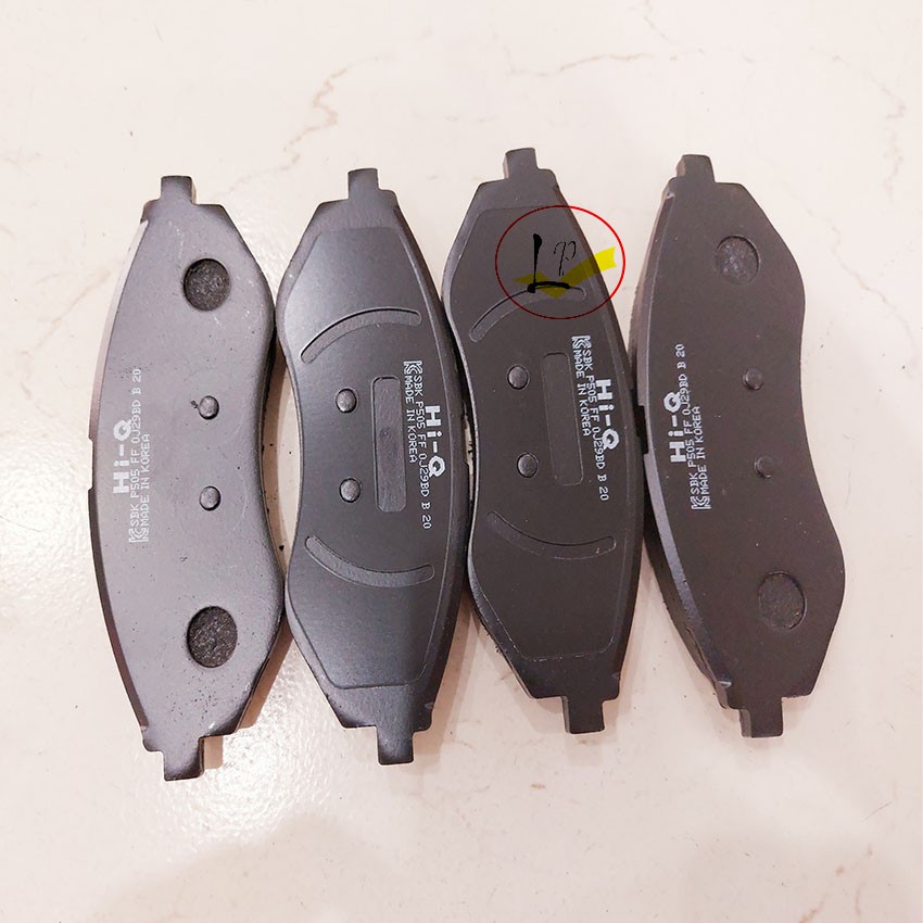 Má phanh trước xe Gentra aveo spark m300 hàng Hiq| hàn quốc - bền - không kêu|lienphuong79