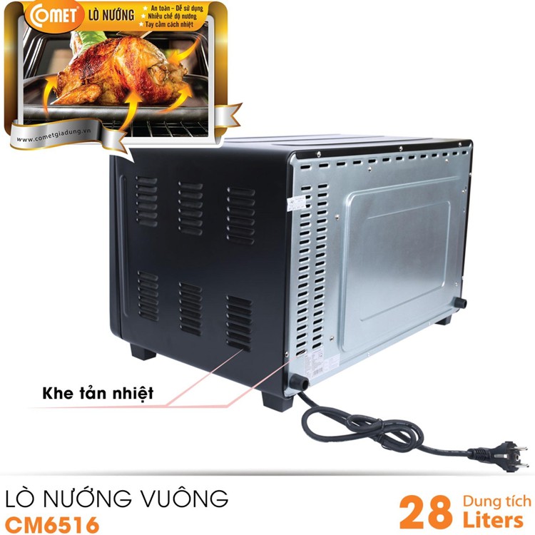 Lò Nướng Đa Năng Comet CM6516 18L 18 Lít Hàng Chính Hãng (Bảo Hành 12 Tháng)