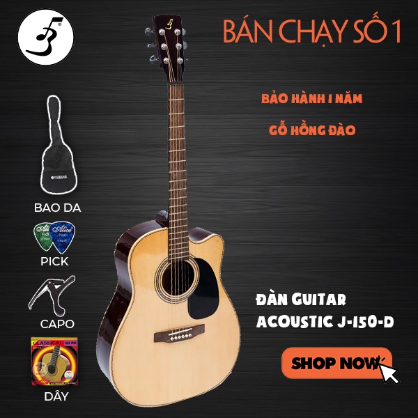 Đàn Guitar Acoustic J-150-D