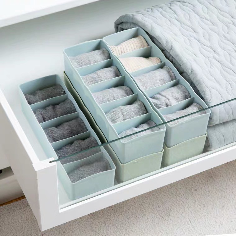 Hộp Đựng Đồ Lót, Khay Nhựa 5 Ngăn Đựng Đồ Lót, Tất, Vớ Tiện Dụng 88102 Shop Gia Dụng Gia Đình 88