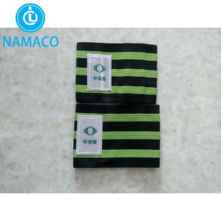 Băng Thun Bó Ống Quần Màu Đen Sọc Xanh Sử Dụng Miếng Dính - Bảo hộ lao động Thành Phong