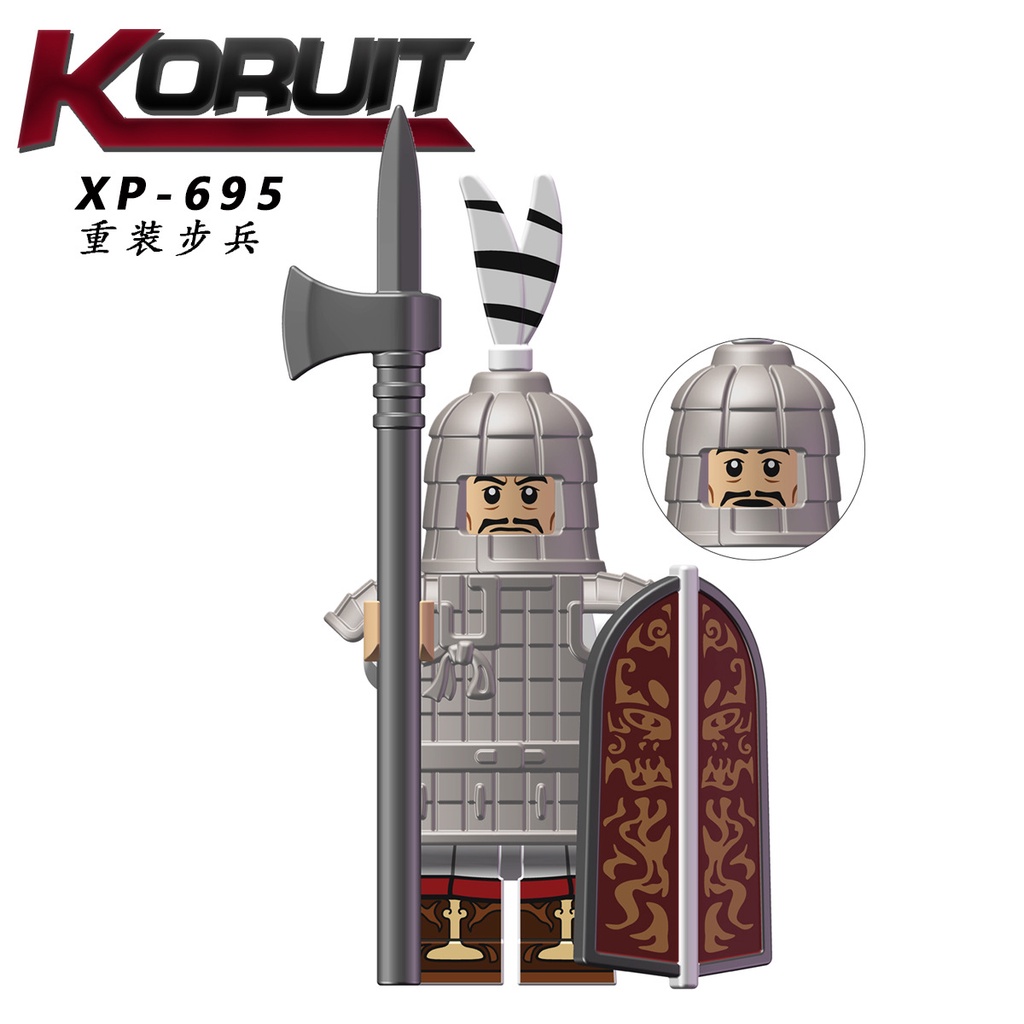 Minifigures Các Mẫu Nhân Vật Binh Lính Nhà Chu Hán Lưu Bang Mẫu Mới Nhất KT1093 - Đồ Chơi Lắp Ráp Mini