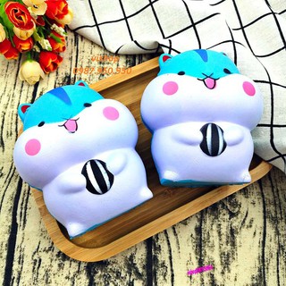  SQUISHY chuột hamster ôm bóng  P5 in 1