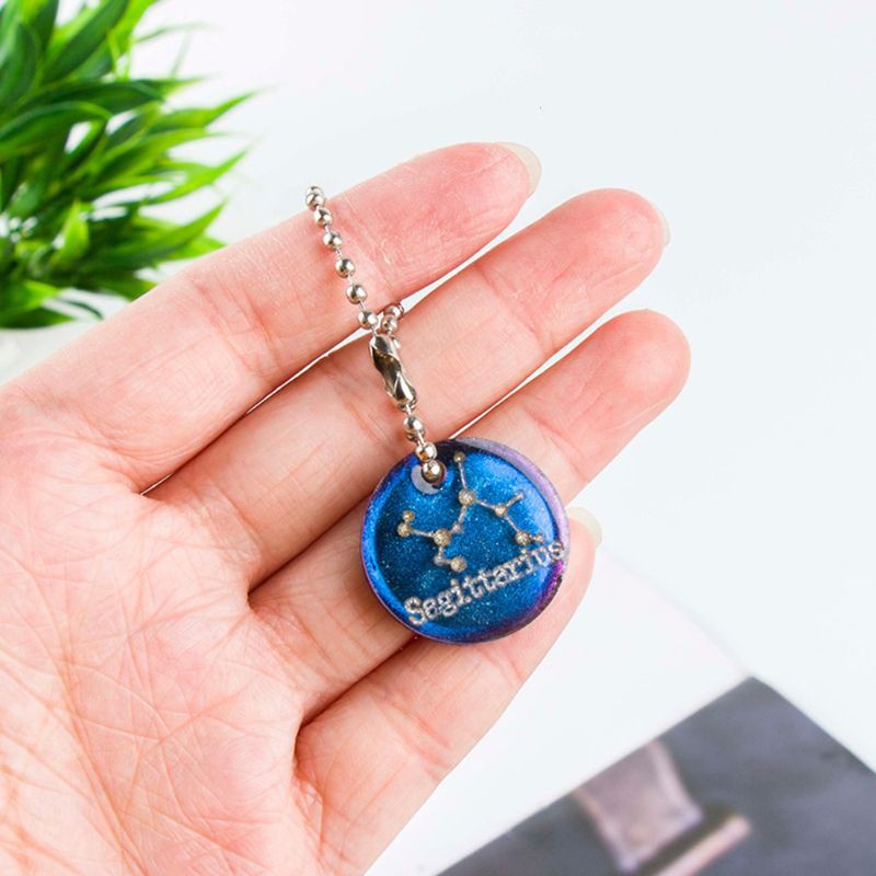 Khuôn Silicon Làm Mặt Dây Chuyền 12 Cung Hoàng Đạo