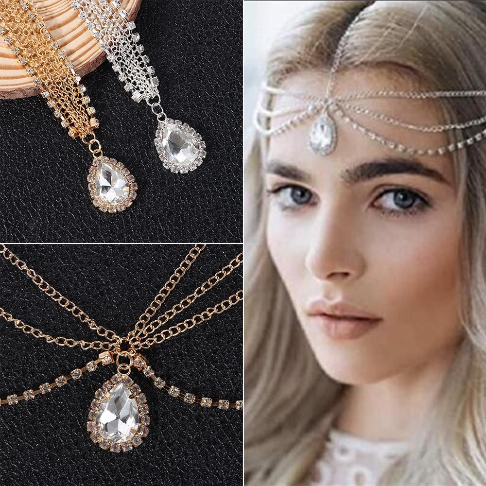 Chuỗi Đầu JANE|Son Môi Màu Sắc Thời Trang|Trâm Cài Tóc Nhiều Màu Sắc Phong Cách Bohemian Cho Cô Dâu