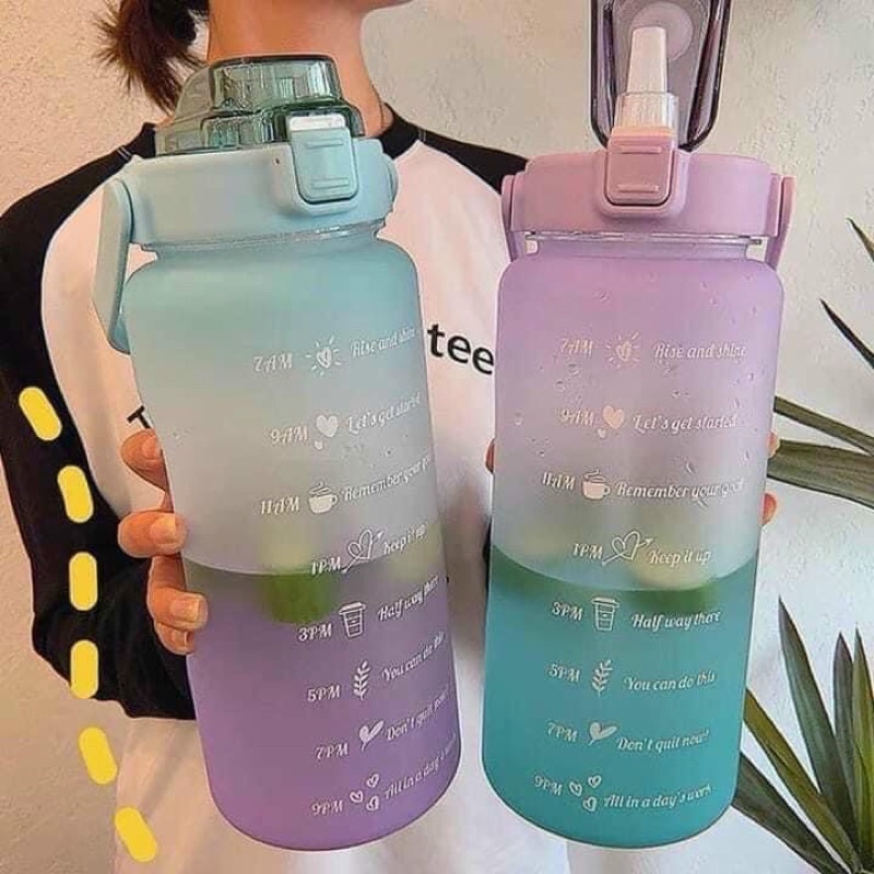 Bình nước 2 lít - bình nước học sinh loại đẹp
