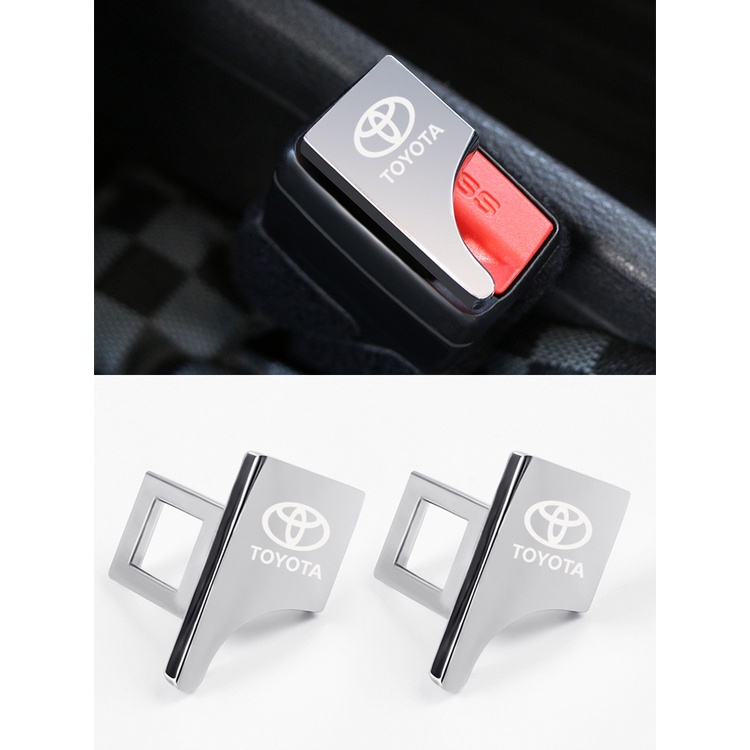 Chốt Khóa Dây Đai An Toàn Ẩn Đa Năng Bằng Kim Loại Dành Cho Xe Hơi Toyota Honda BMW Benz Volkswagen Modern Kia Nissan