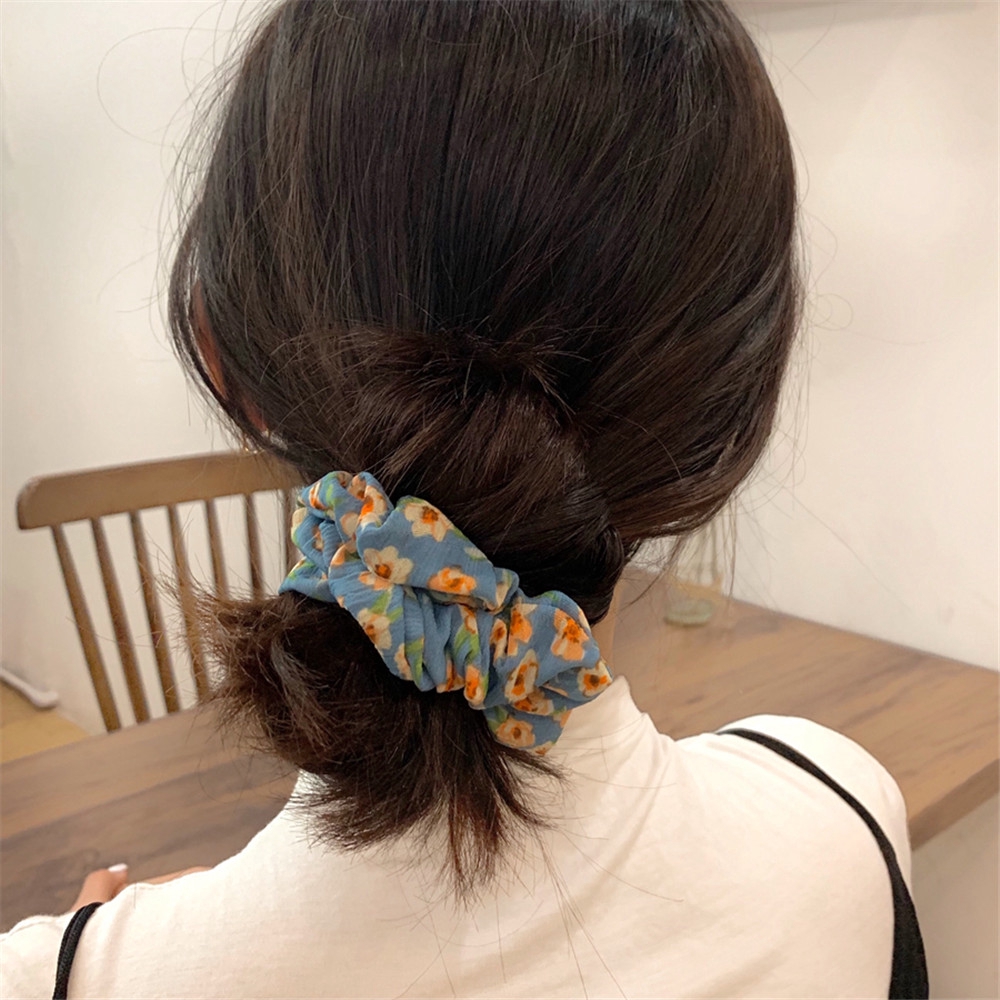 Băng Đô Vải Họa Tiết Hoa Xinh Xắn Cho Nữ