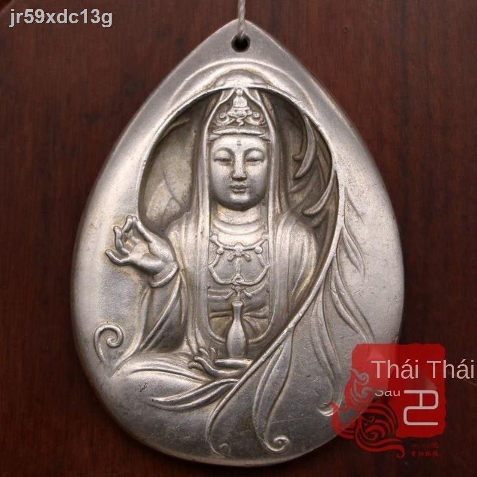 Mặt dây chuyền bạc Miao Cổ, Tượng Phật, Phật Bà Quan Âm, Đồ trang trí thiện ác, Linh tinh, Món quà Âm ban phướ