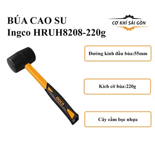 Búa cao su ingco hruh8208-220g