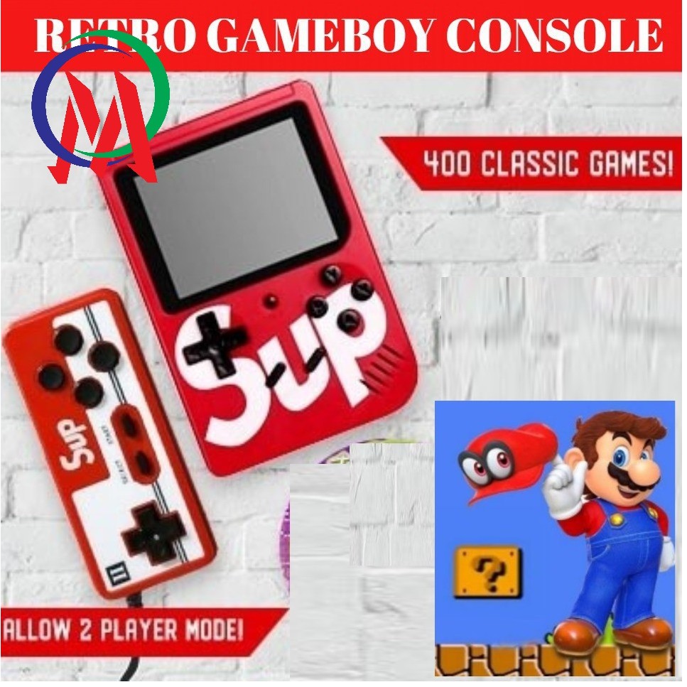 Máy game sup 400 tặng tay cầm hỗ trợ 2 người chơi - sup 400 trò bản cao cấp