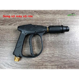 “Súng xịt máy rửa xe” cao áp ren ngoài 22mm.