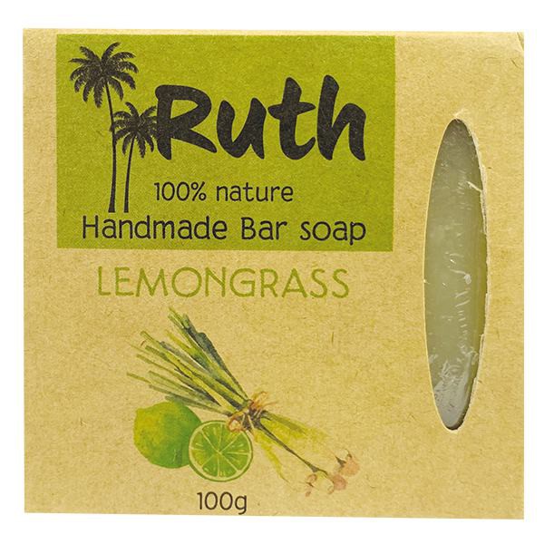 E - Xà Bông Cục Handmade Ruth Chanh Và Sả 100G