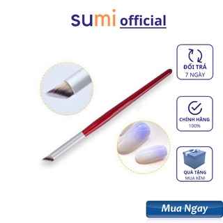 Cọ ombre cán gỗ đầu tròn