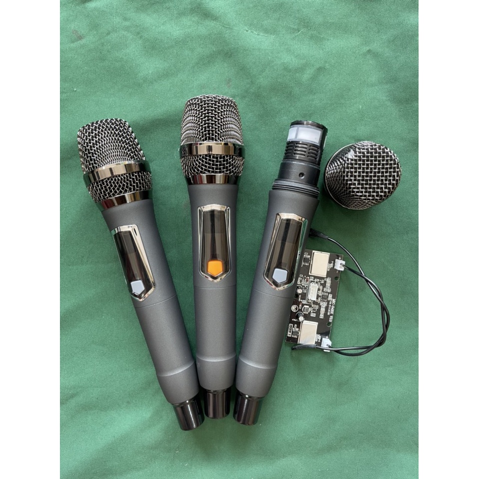 Micro Không Dây UHF Karaoke Màn Hình LED, Chống Hú Tốt, Hát Nhẹ, Sóng Mạnh, Âm Thanh Cực Hay