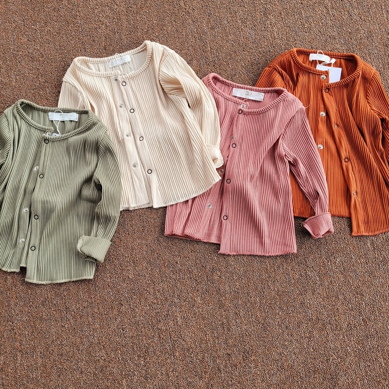 Áo khoác cardigan mềm nhẹ cho bé gái