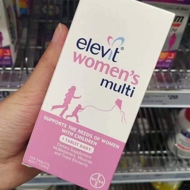 Elevit Women's Multi - VITAMIN TỔNG HỢP ELEVIT CHO PHỤ NỮ SAU KHI SINH 100 VIÊN