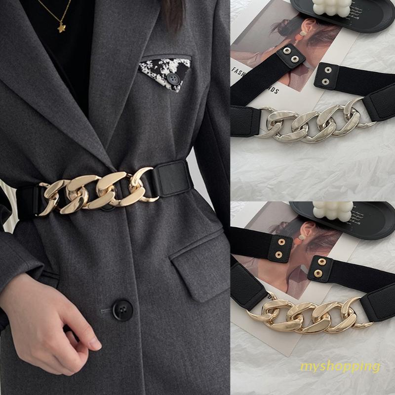 Thắt Lưng Co Giãn Bản Rộng Thời Trang Cho Nữ