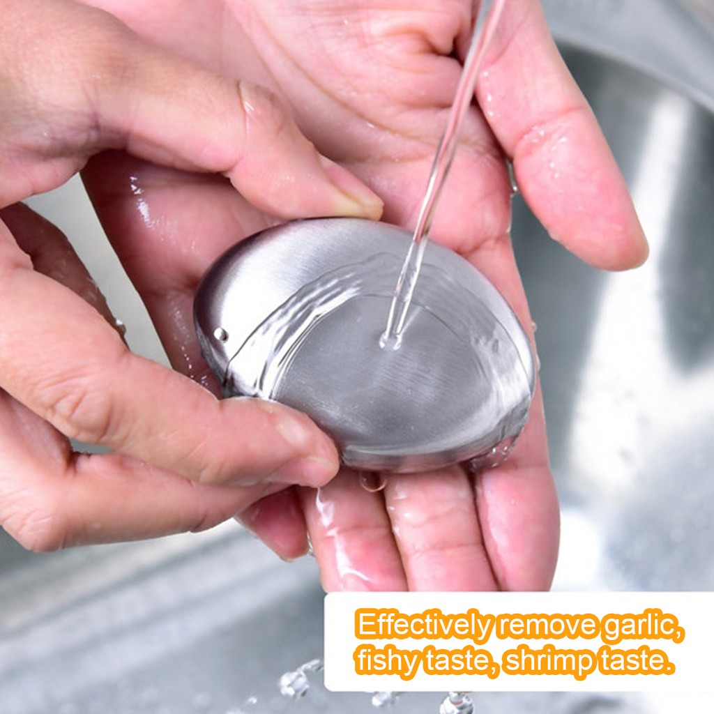 Xà Phòng Khử Mùi Bằng Thép Không Gỉ Tiện Dụng Cho Nhà Bếp
