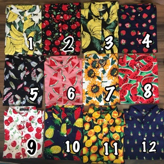 Sơ mi hoa quả thần thánh Unisex
