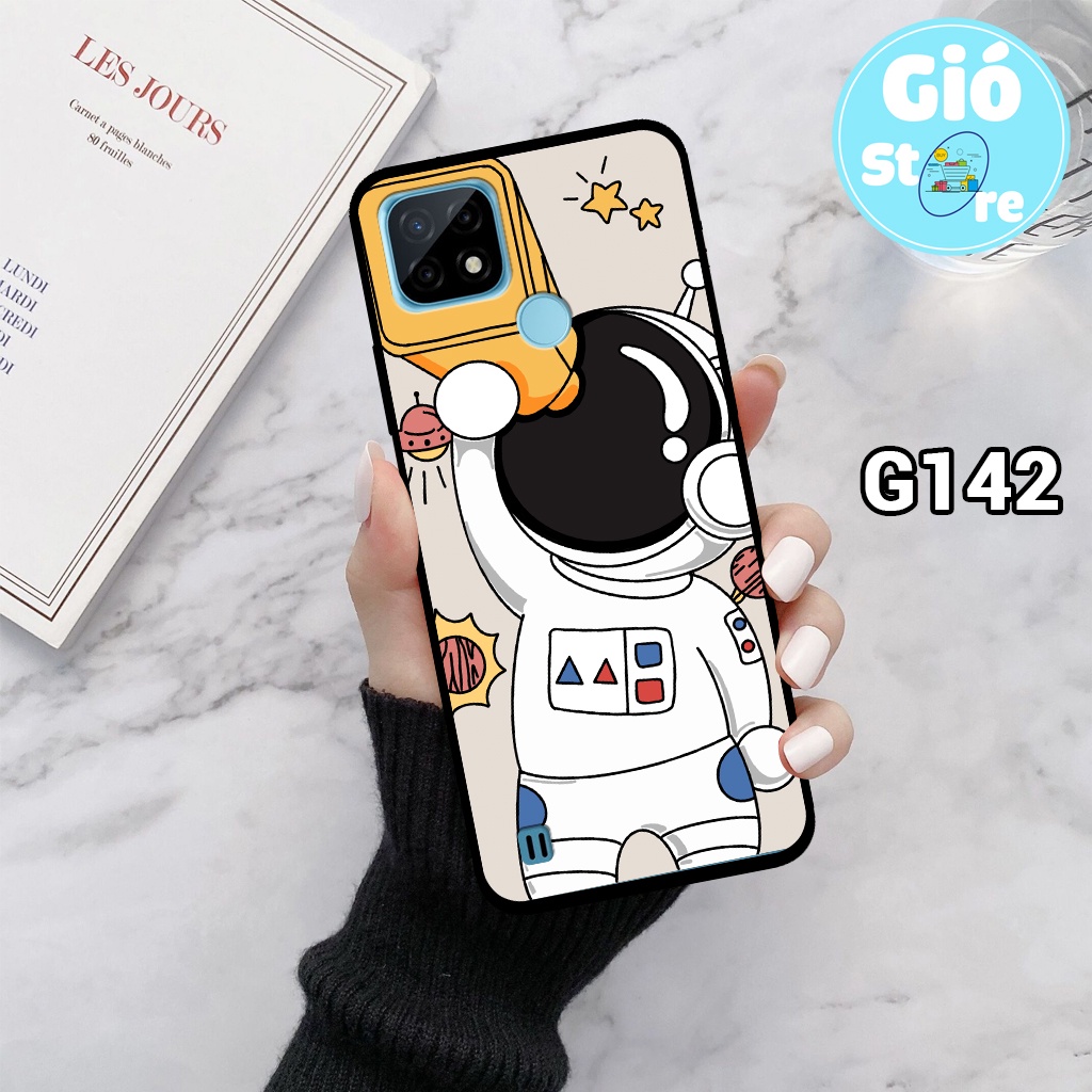 Ốp lưng REALME C21Y/ C25Y/ C12/ C15 - Ốp điện thoại OPPO in hình vũ trụ,phi hành gia,lưng nhựa cứng viền dẻo