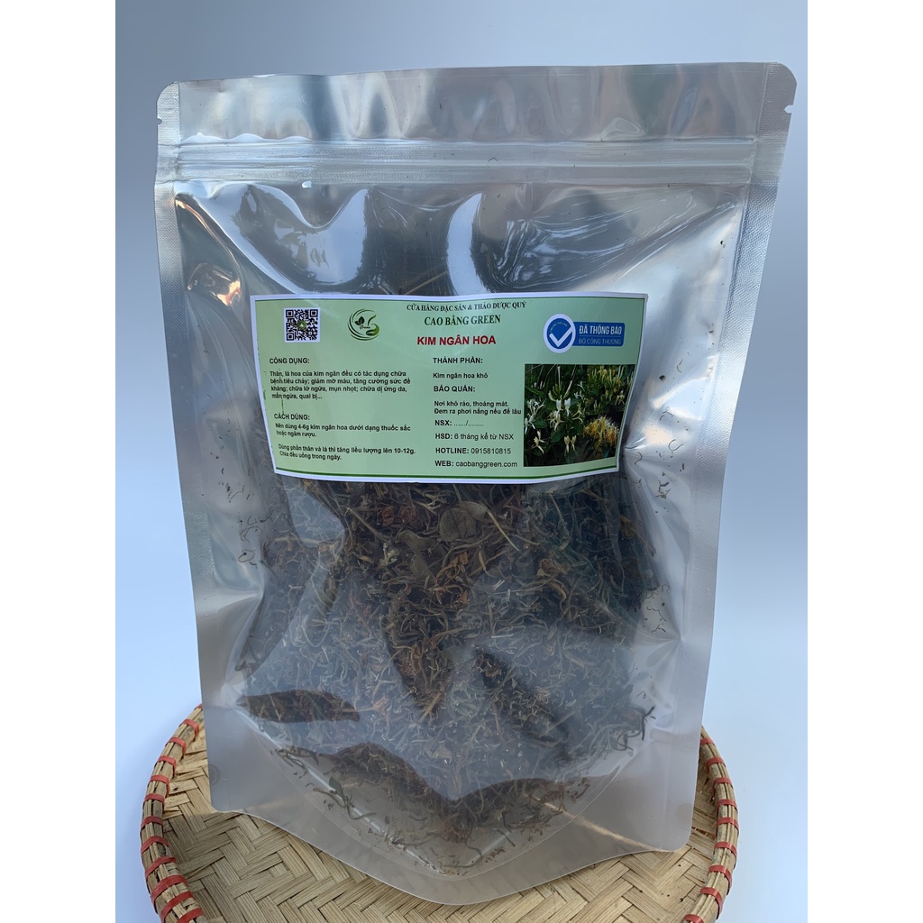 Kim Ngân Hoa, Hoa Kim Ngân Túi 100G Khô Tự Nhiên Hàng Mới Loại 1