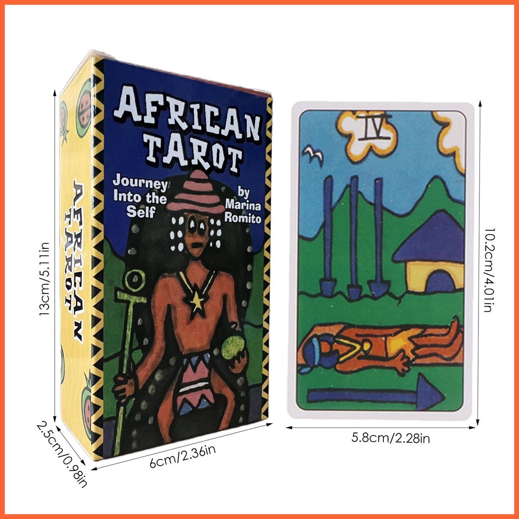 Bộ Bài Tarot Tiếng Anh Phong Cách Châu Phi