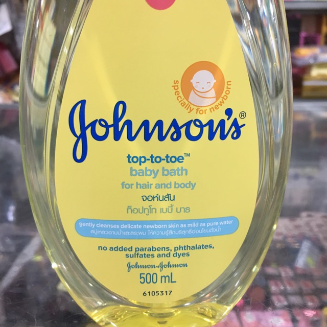 Dầu tắm gội em bé Johnson’s Baby Bath top-to-toe 500ml