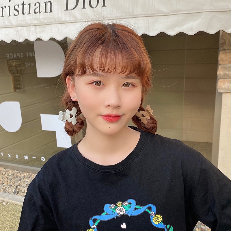 Kẹp Tóc Hình Gấu Hoạt Hình Đơn Giản Phong Cách Hàn Quốc