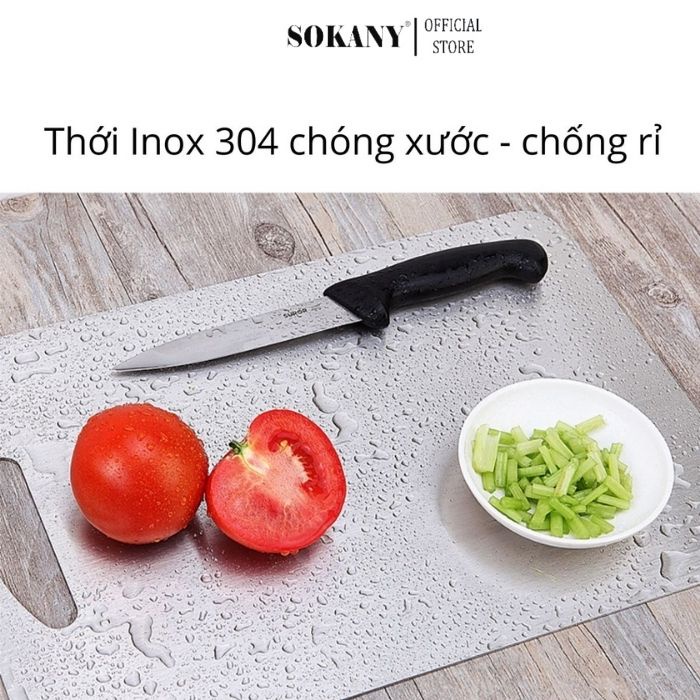 Thớt inox 304 kháng khuẩn hàng cao cấp bảo hành 1 năm