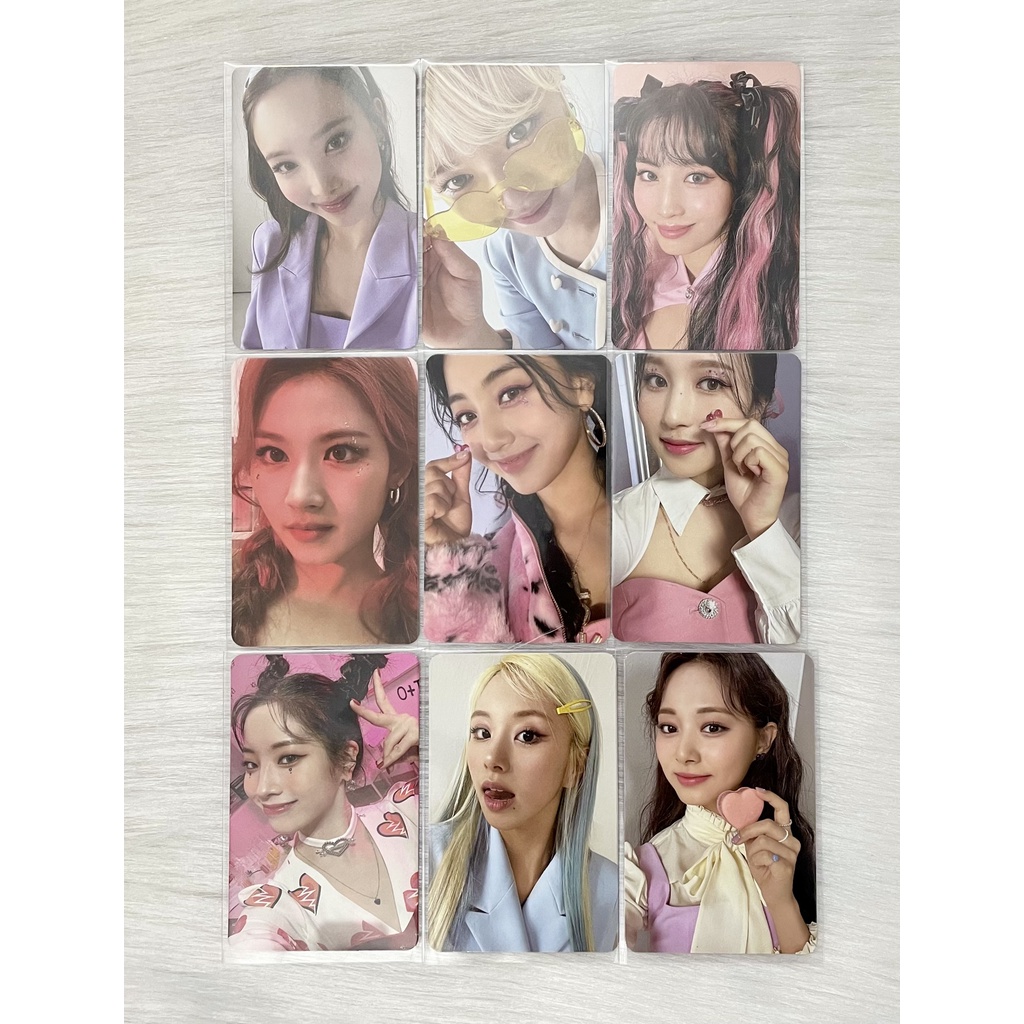 [OFF] Photocard chính hãng Twice Formula of Love: O+T=&lt;3 (bo góc IV)