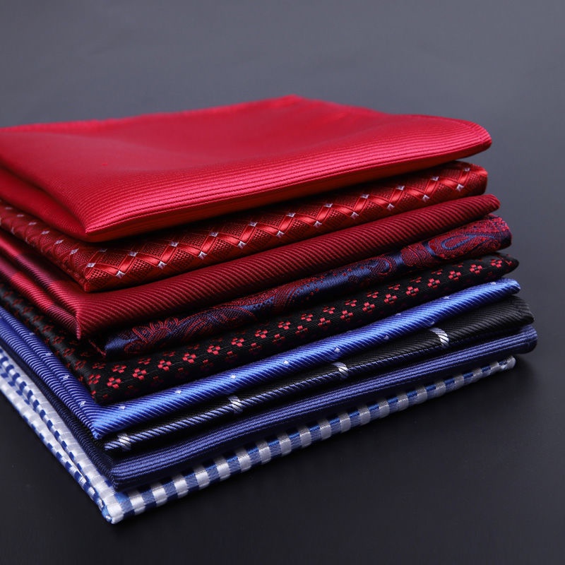 Khăn Quàng Cổ Vuông Bằng Lụa Thời Trang Công Sở Cho Nam