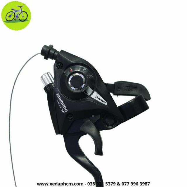 Tay đề bấm xả xe đạp Shimano ST-EF51 3x8 Speed