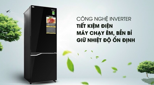 Tủ lạnh panasonic inverter 290 lit NR- BV320GKVN. Hàng mẫu trưng bày, new . Bảo hành chings hãng 2 năm