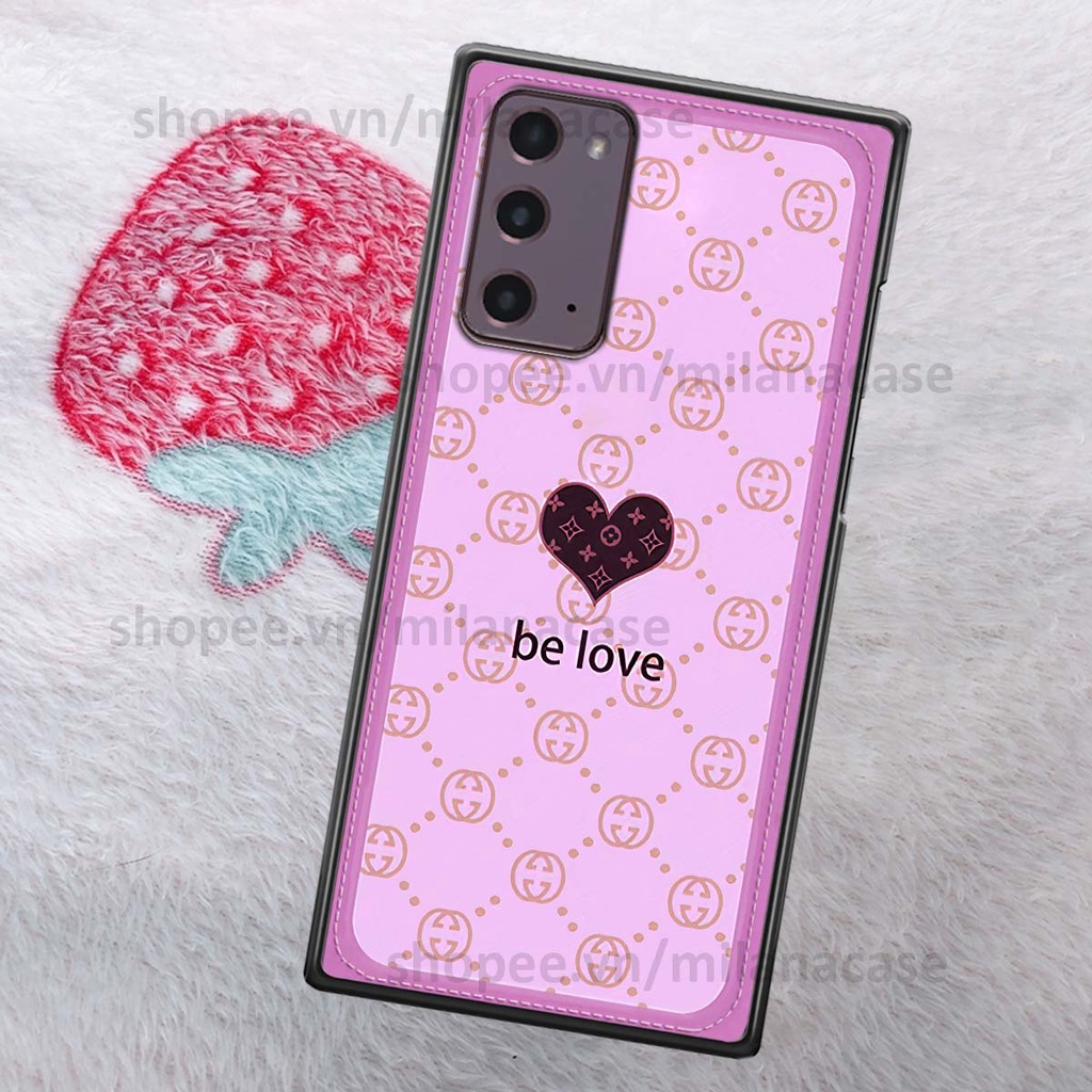 Ốp Samsung Note 20 hình trái tim be love tình yêu siêu đẹp, cá tính, thời trang