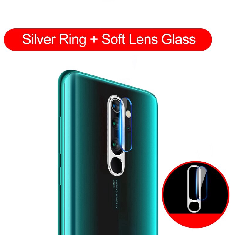 Viền Bảo vệ Camera + Kính Cường Lực, Miếng Dán Bảo Vệ Camera Xiaomi Mi Redmi Note 8 Pro