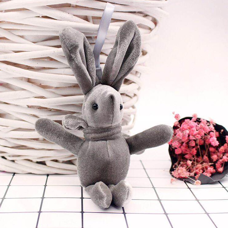 Gấu bông thỏ nhung để hộp quà tặng sang trọng