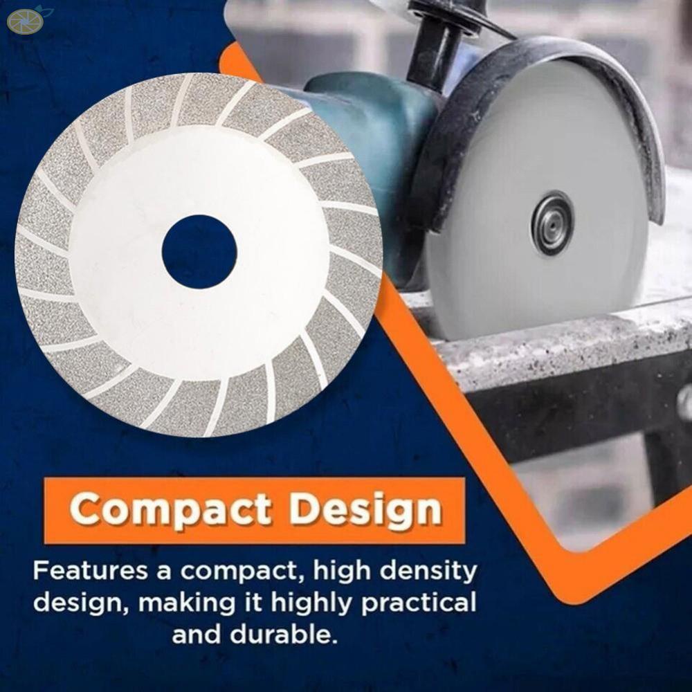 【VARSTR】Diamond Cutting Grinding Wheel 100x20mm Circular Saw Blade Sharpening Silver