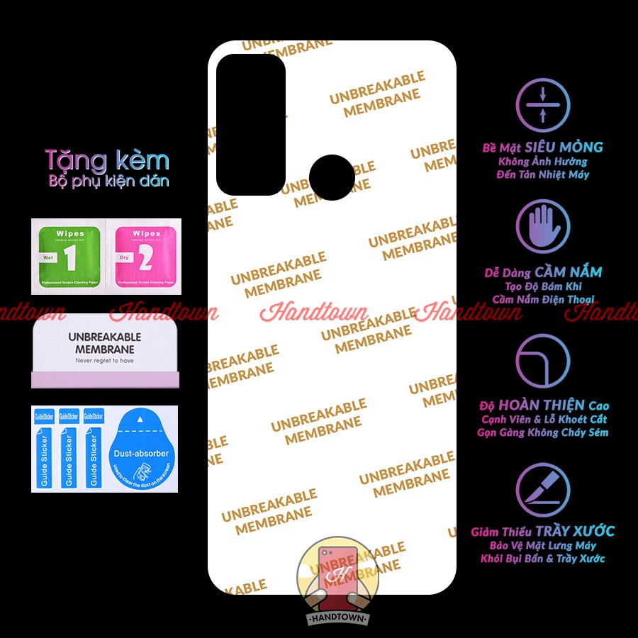 Dán Ppf Mặt Lưng Vsmart Live / Star 3 / Joy 3 / Active 3 / Star 4 / Live 4 Hiệu Ứng Trong Suốt Không Full Viền