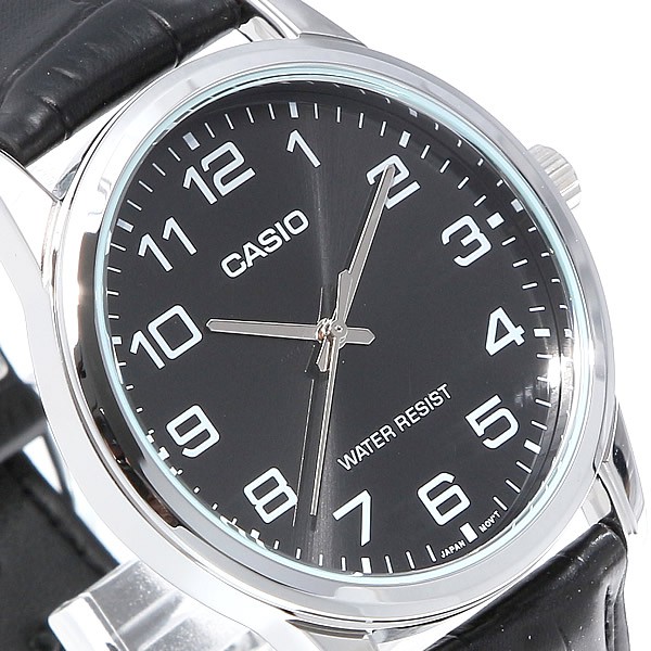 Đồng hồ nam dây da Casio Standard chính hãng Anh Khuê MTP-V001L-1BUDF